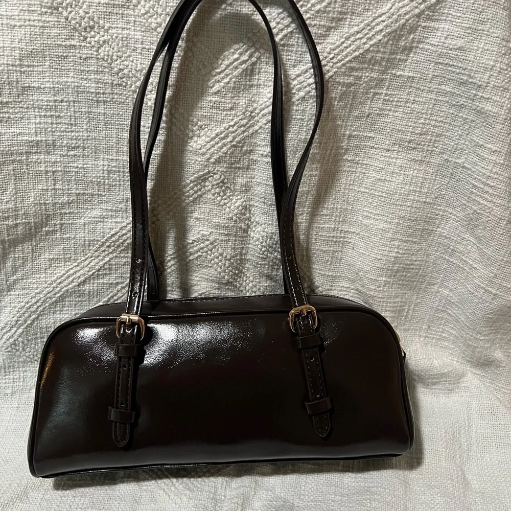 Viral GUESS Brown Shoulder Bag - Picture 2 of 7